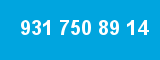 931 750 89 14 931 750 89 14
